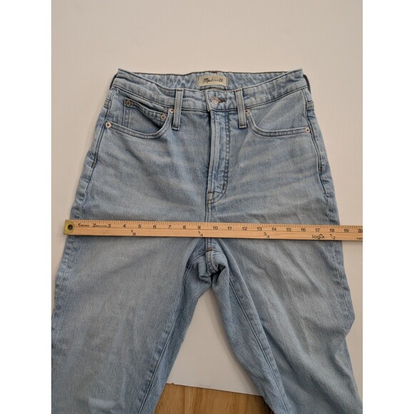 Madewell The Perfect Curvy Vintage Jeans Size 27 Blue Denim Stretch Fiore Wash - Picture 8 of 16